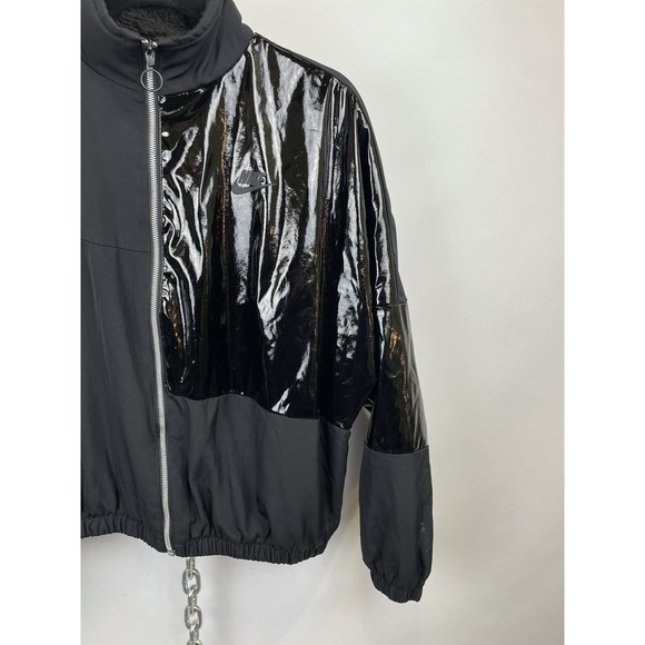 Nike Sportswear Women’s Icon Clash Jacket Black Pockets Sz S - Picture 4 of 12